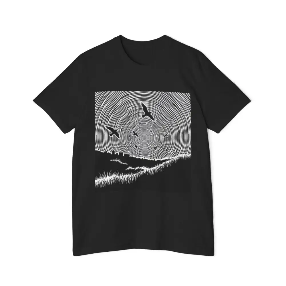 Linework Sketch Relaxed Crew Tee