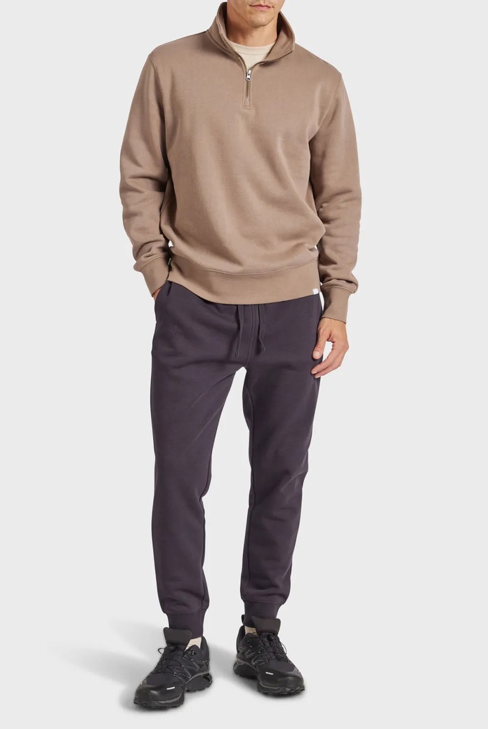 Soft Knit Elastic Waist Casual Sweatpants