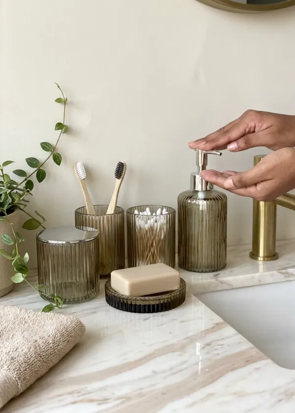 Mist Bathroom Set Amber Of