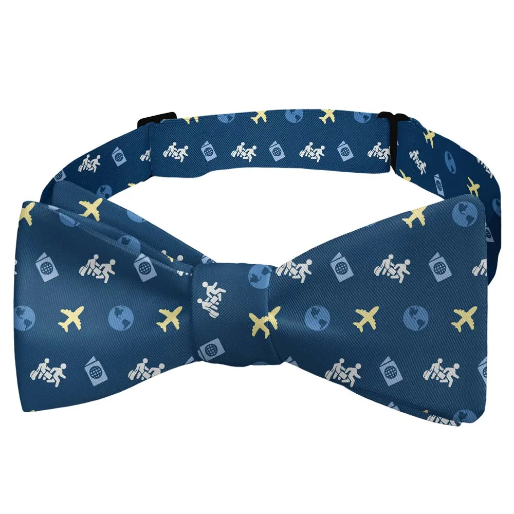 Traveling with Friends Pattern Bow Tie