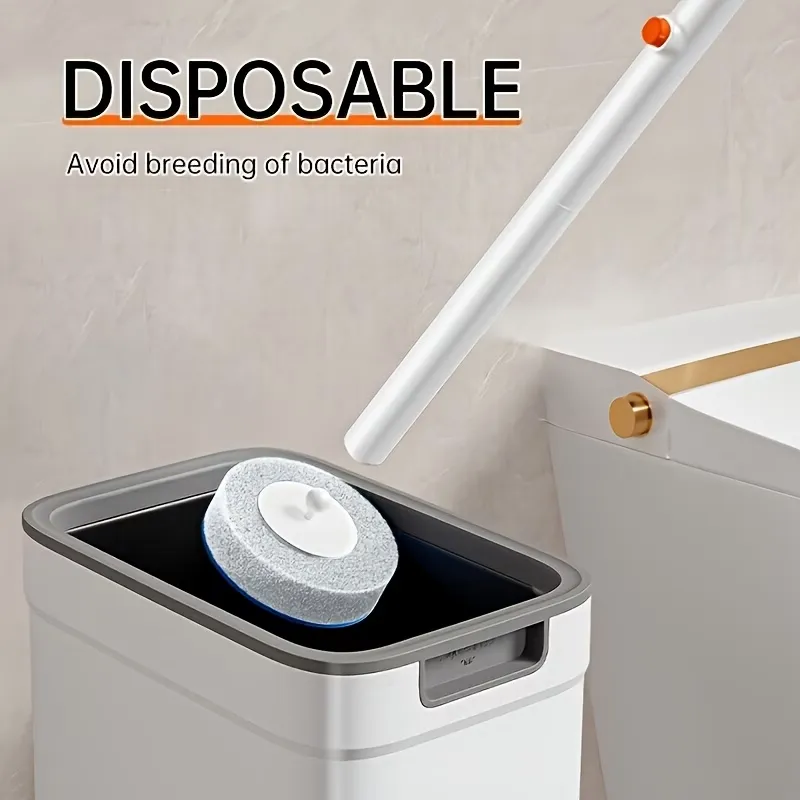 Wall-Mounted Toilet Brush Set