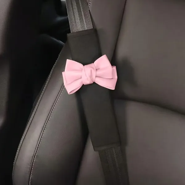 Bow Car Seat Belt Pads