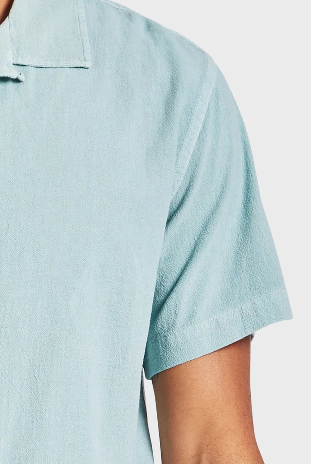 Oversized Linen Short Sleeve Button Down Shirt