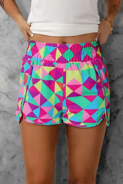 Classic Simple Elastic Waist Shorts
