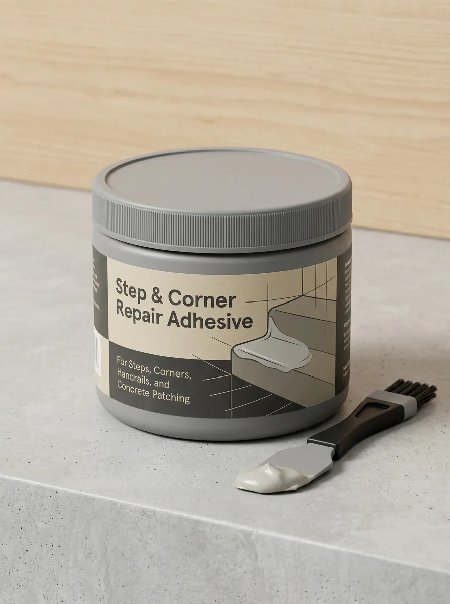 Step-and-Corner Concrete Paste Step Repair Adhesive