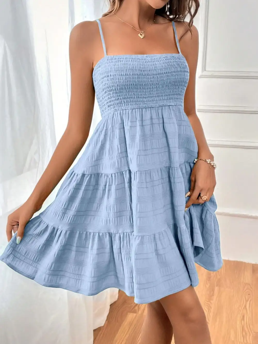 Cami Square-Neck Casual Dress
