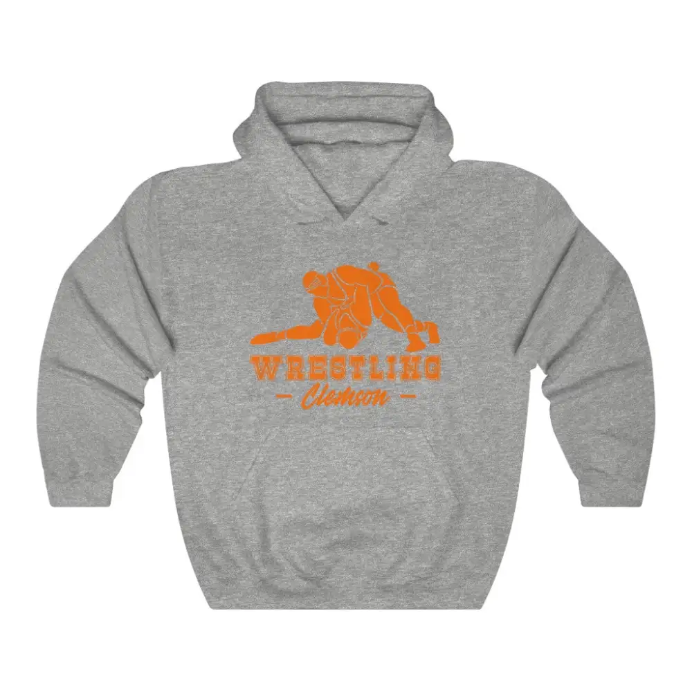 Relaxed Practice Day Wrestling Graphic Pullover Hoodie