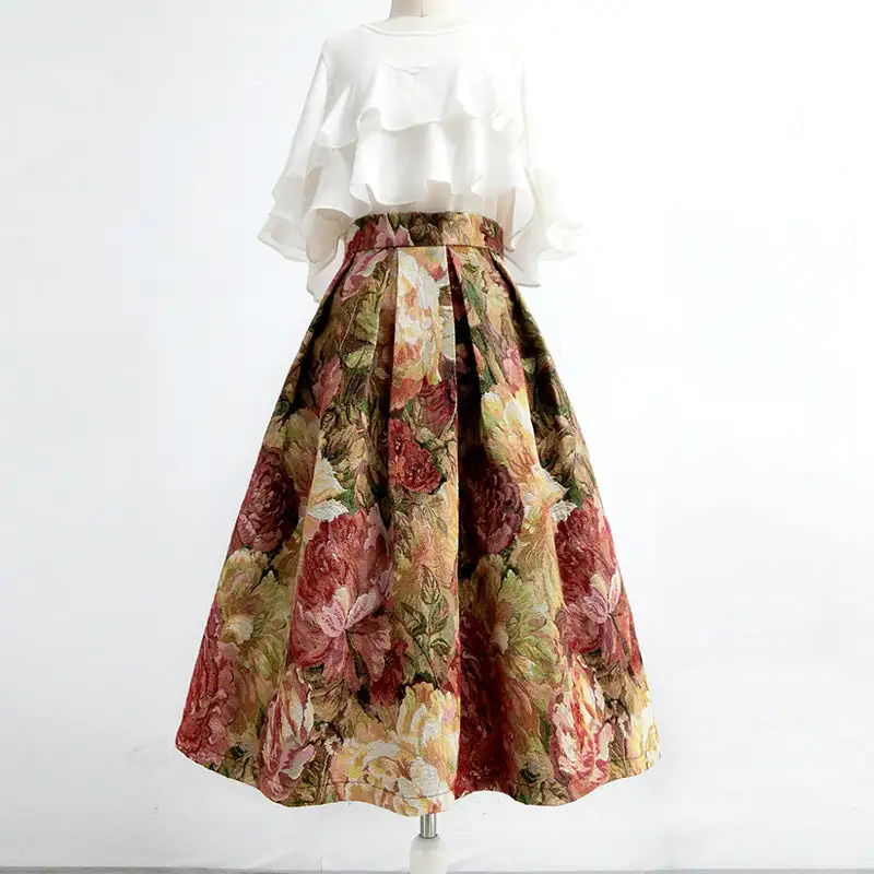 Everyday Market Flared Floral Skirt