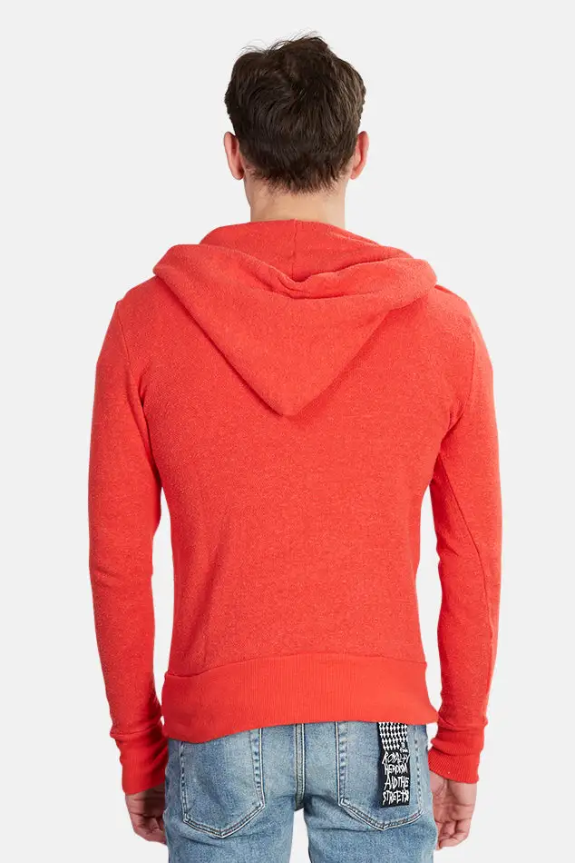 Long Sleeve Cotton Fleece Hoodie