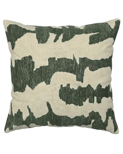 Embroidered Abstract Cotton Decorative Cushion Cover