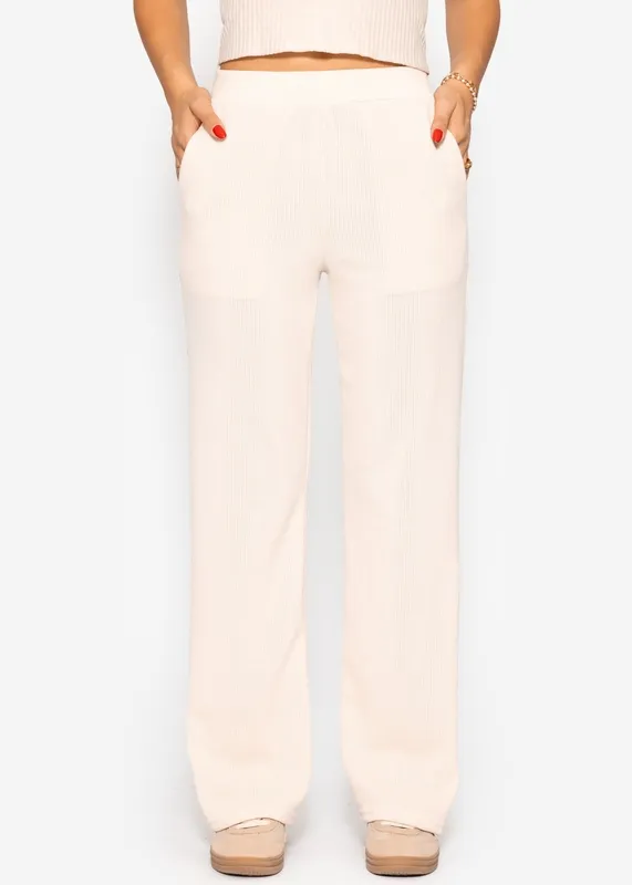Beige Everyday Easy Clean Pants