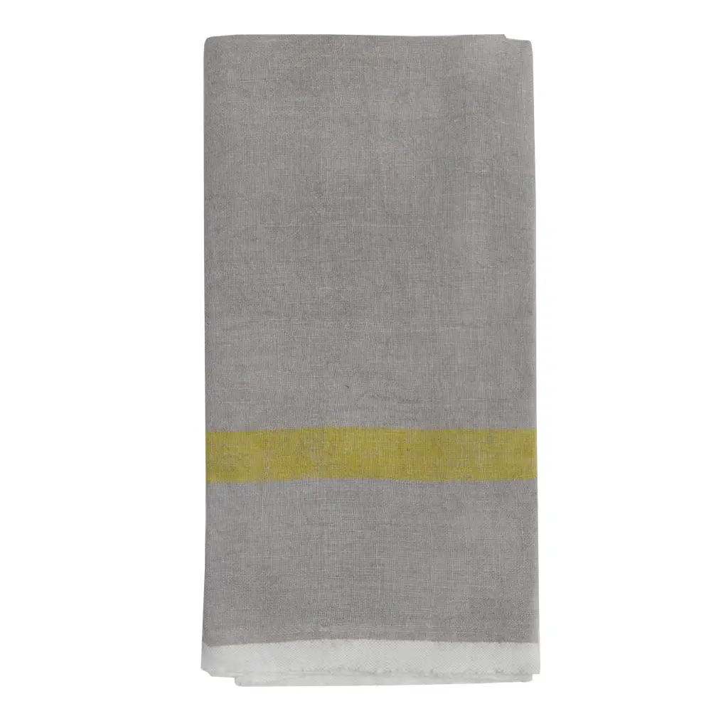 Soft Washed Laundered Linen Kitchen Towel Set