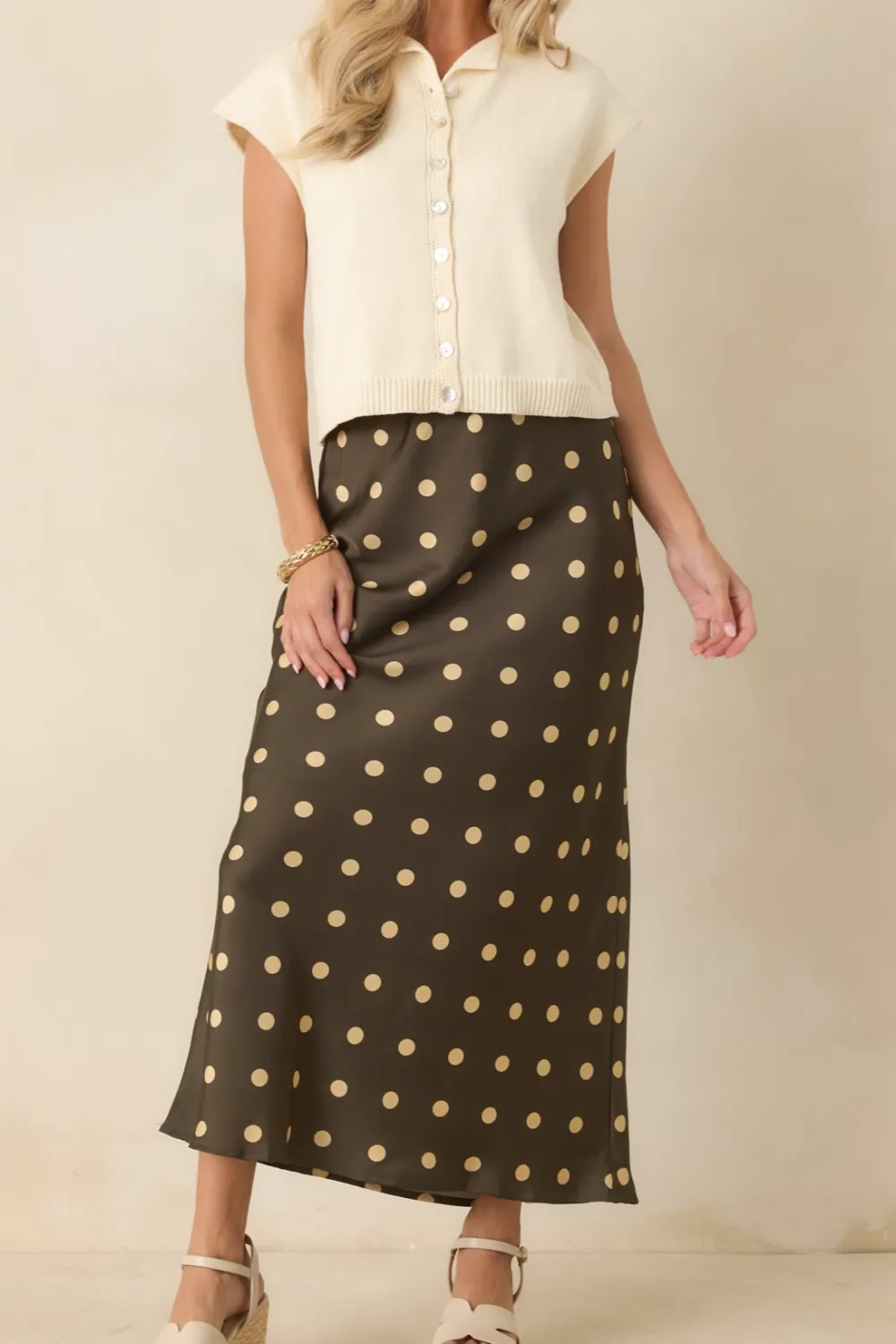 Sleeveless Button Front Casual Top