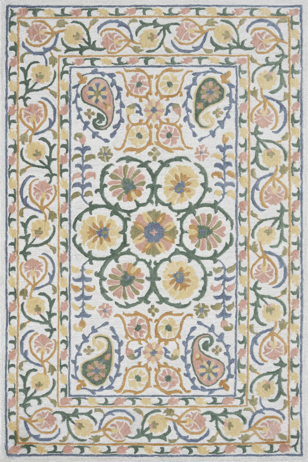 Crafted Traditional Contemporary Wool Area Rug