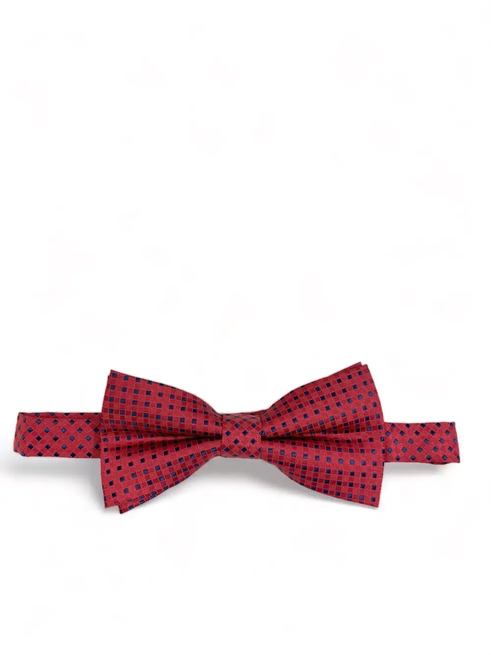 Understated Diamond Polyester Bow Tie