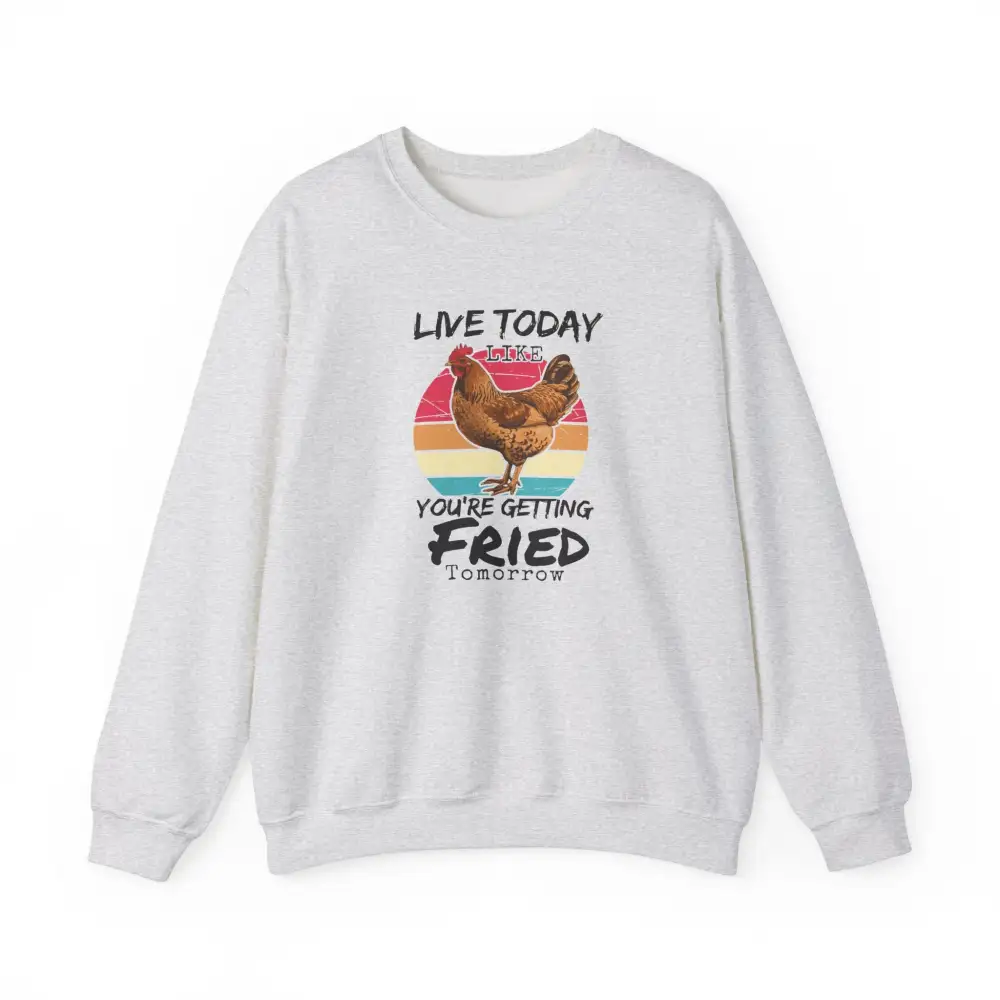Rooster Graphic Crewneck Sweatshirt