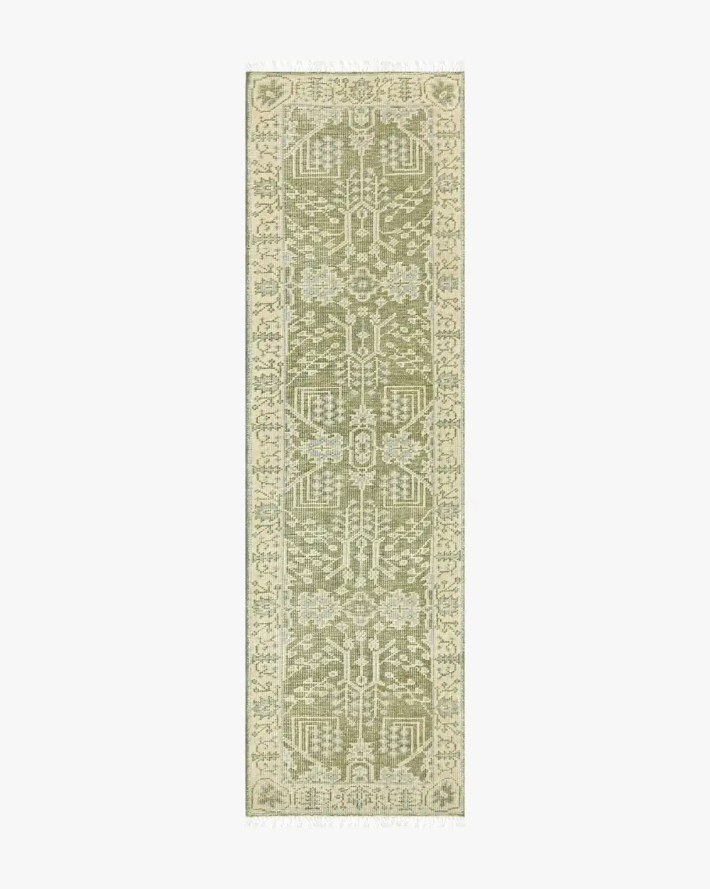 Hand-Knotted Wool Area Rug