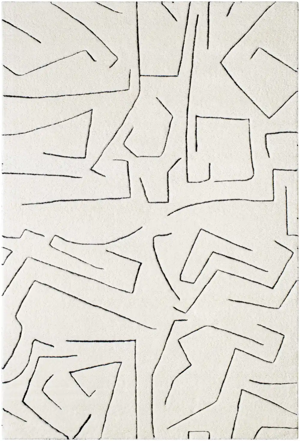 Classic Contemporary Hand Tufted Wool Area Rug