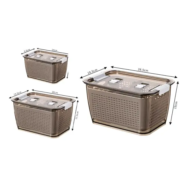 Adjustable Stackable Drawer Kitchen Storage Organizer