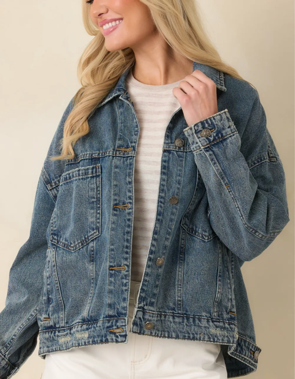 Everyday Cotton-Denim Jacket