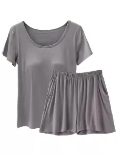Relaxed Refined Pocketed Shirt and Shorts Matching Set