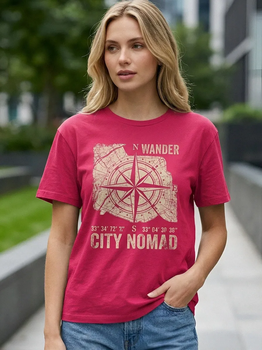 Travel Lover Compass T-Shirt