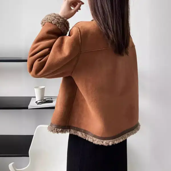 Suede Cotton Jacket