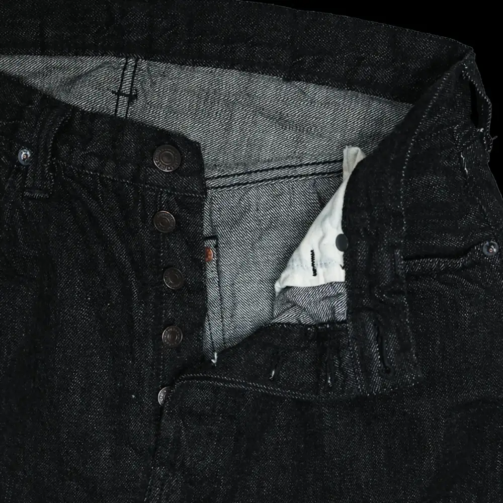 Structured Wide Straight Denim Jeans