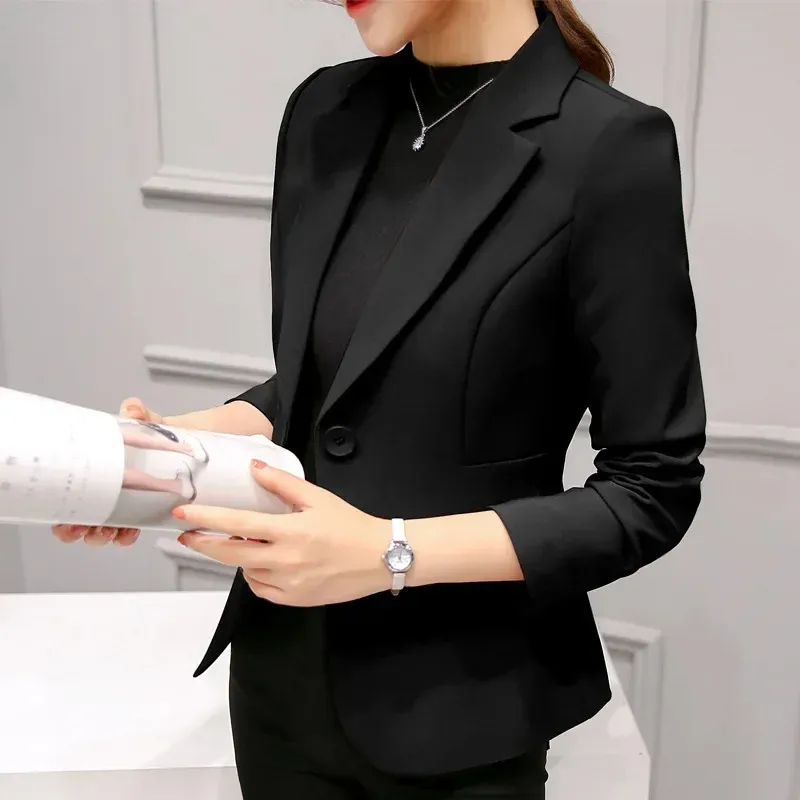 Tailored Slim Fit Office Blazer