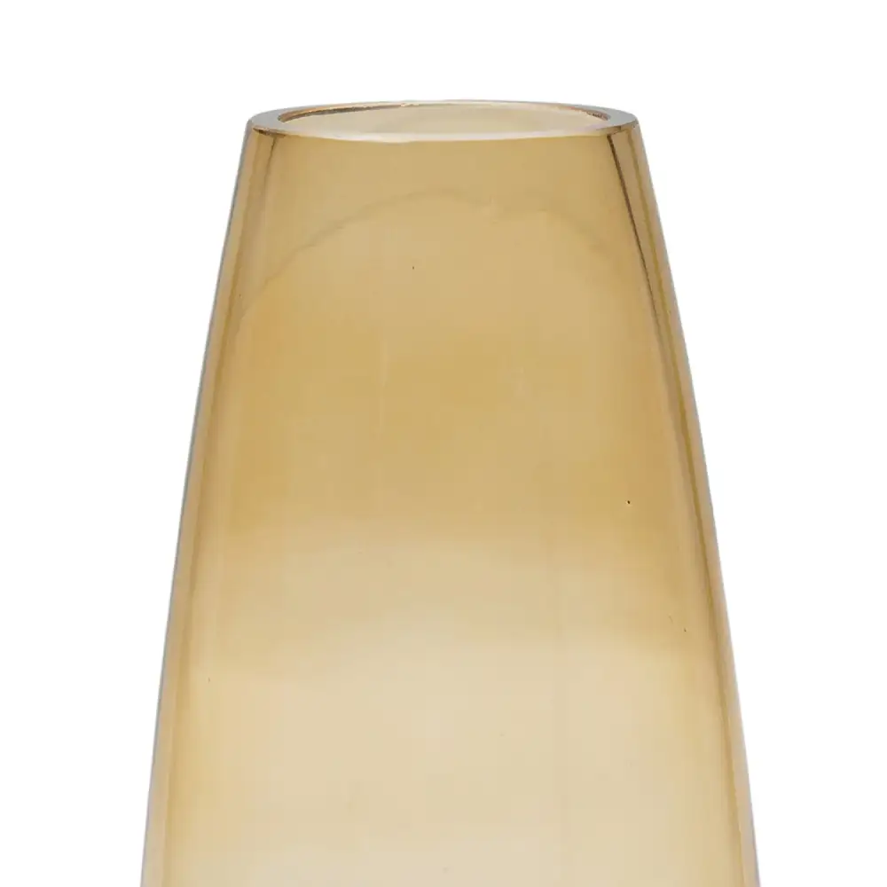 Gold Glass Decorative Vase