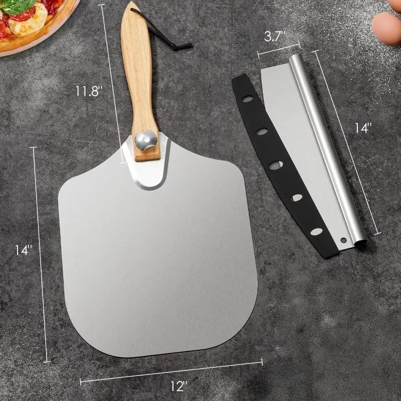 Foldable Pizza Peel Tool Set
