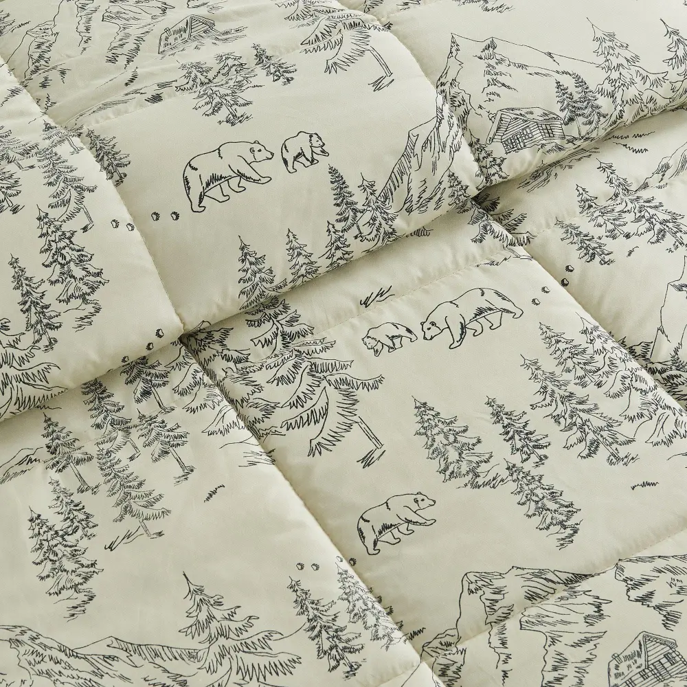 Reversible Microfiber Comforter Set