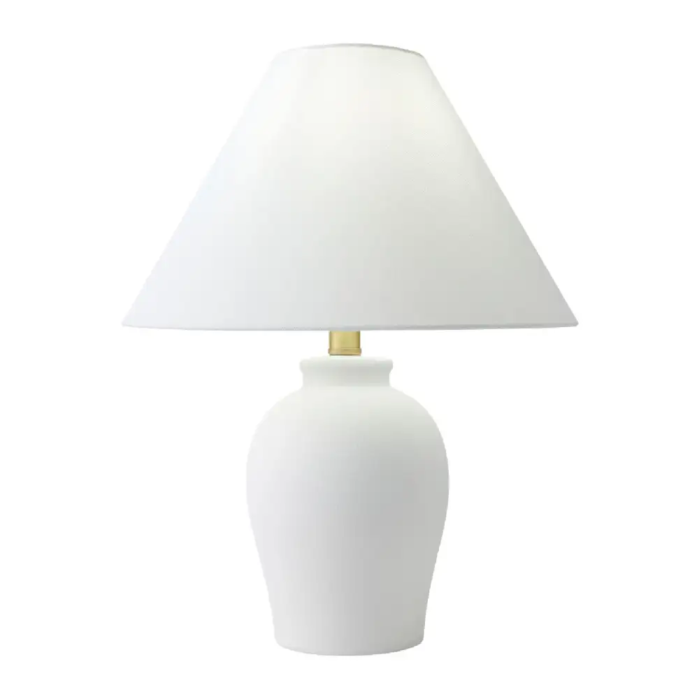 Refined Linen Empire Table Lamp