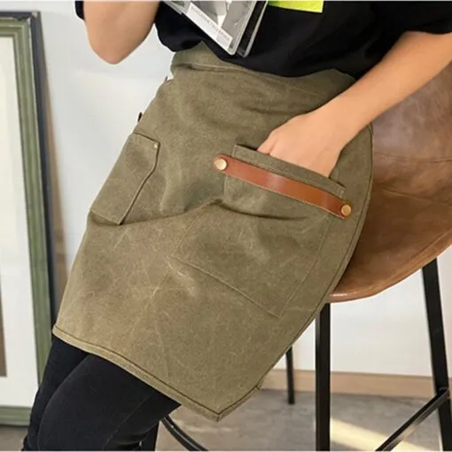 Everyday Waist Canvas Kitchen Work Apron