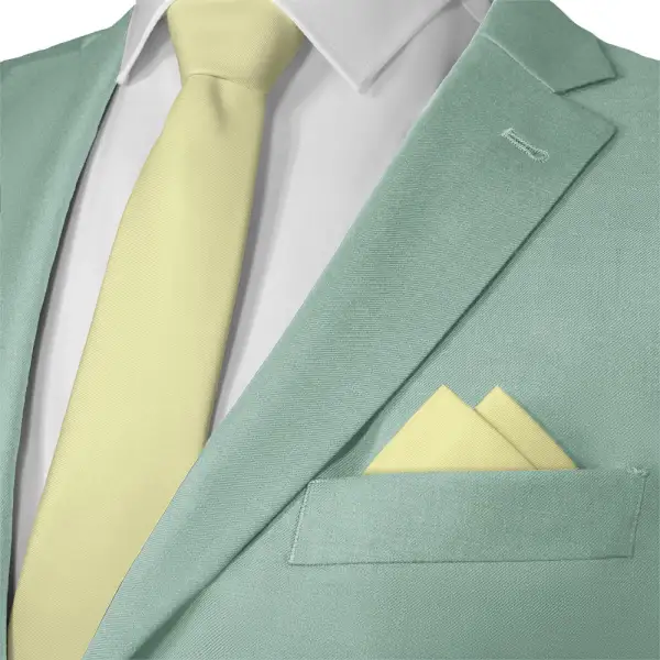 Understated Contemporary Solid Pocket Square