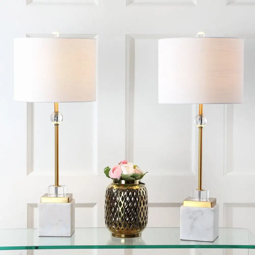 Marble Crystal LED Table Lamp