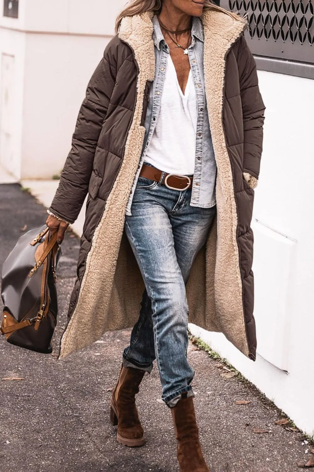 Textured Comfortable Coat
