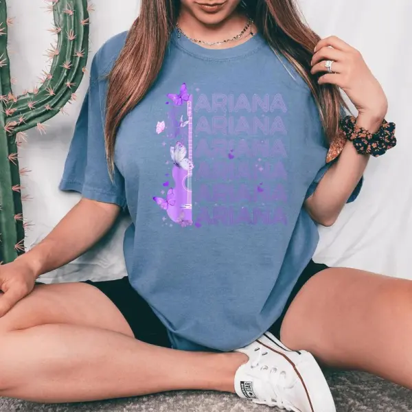 Vintage Ariana Name Retro Style 70S 80S First For Girl Women Women's Oversized Comfort T-Shirt