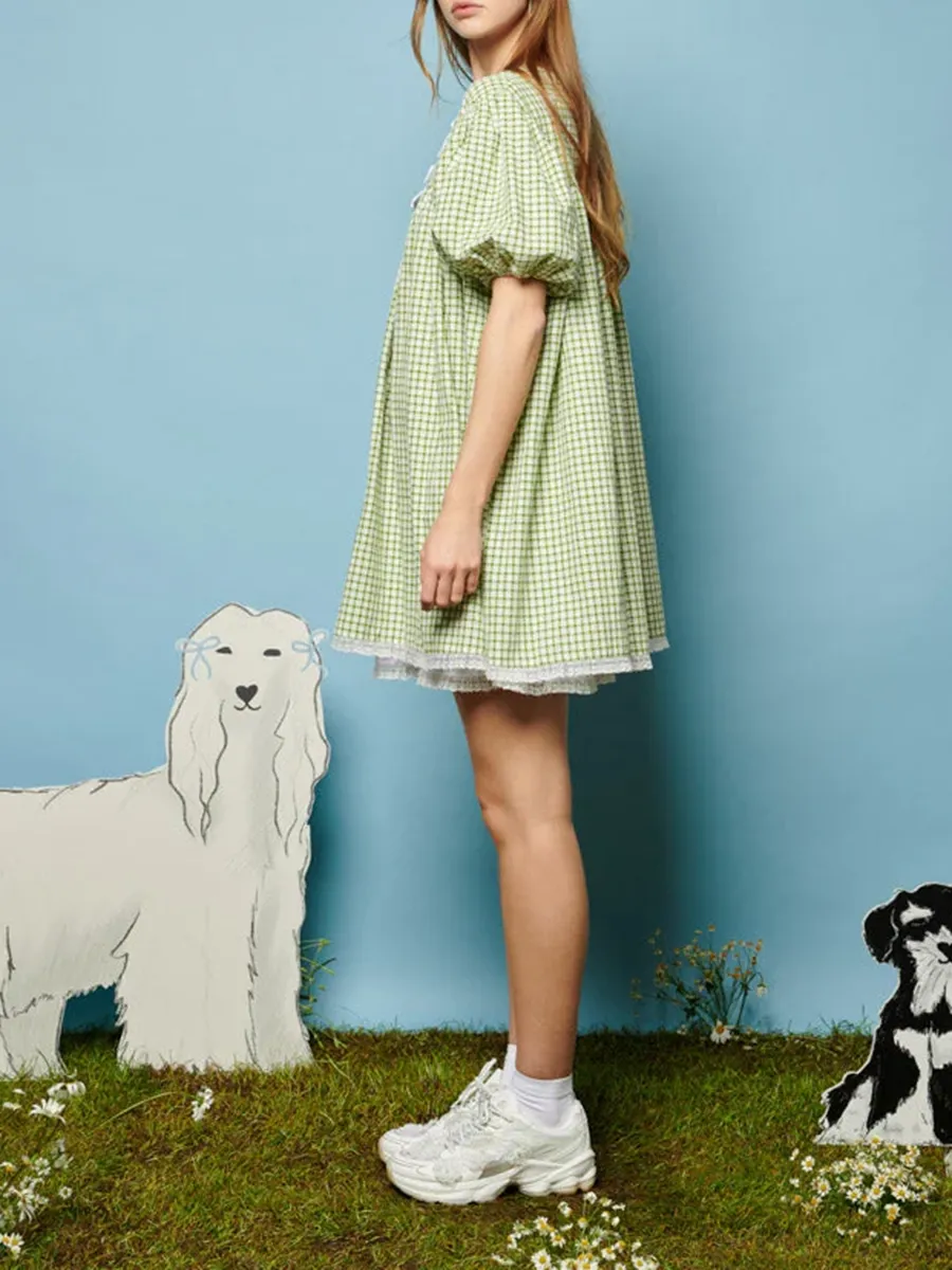 Gingham Mini Dress