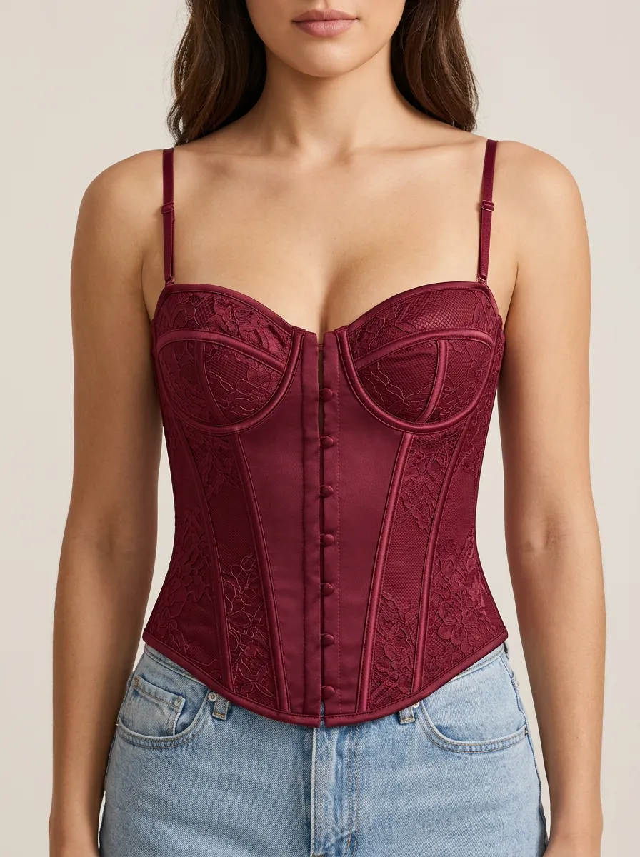 Casual Essential Women's Corset-Style Top