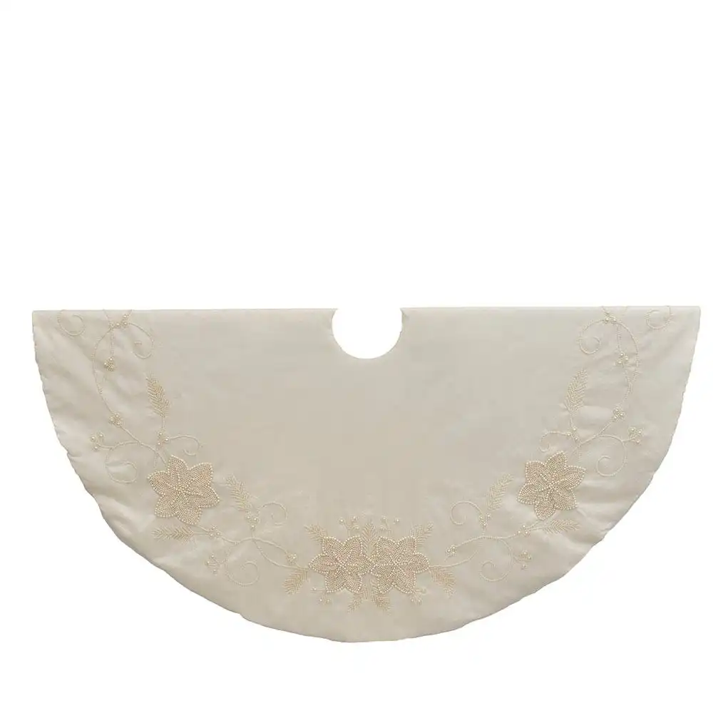 Pearl Beaded Tree Skirt