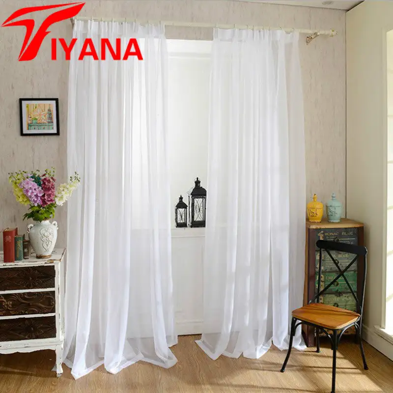 Sheer Window Curtain Panel