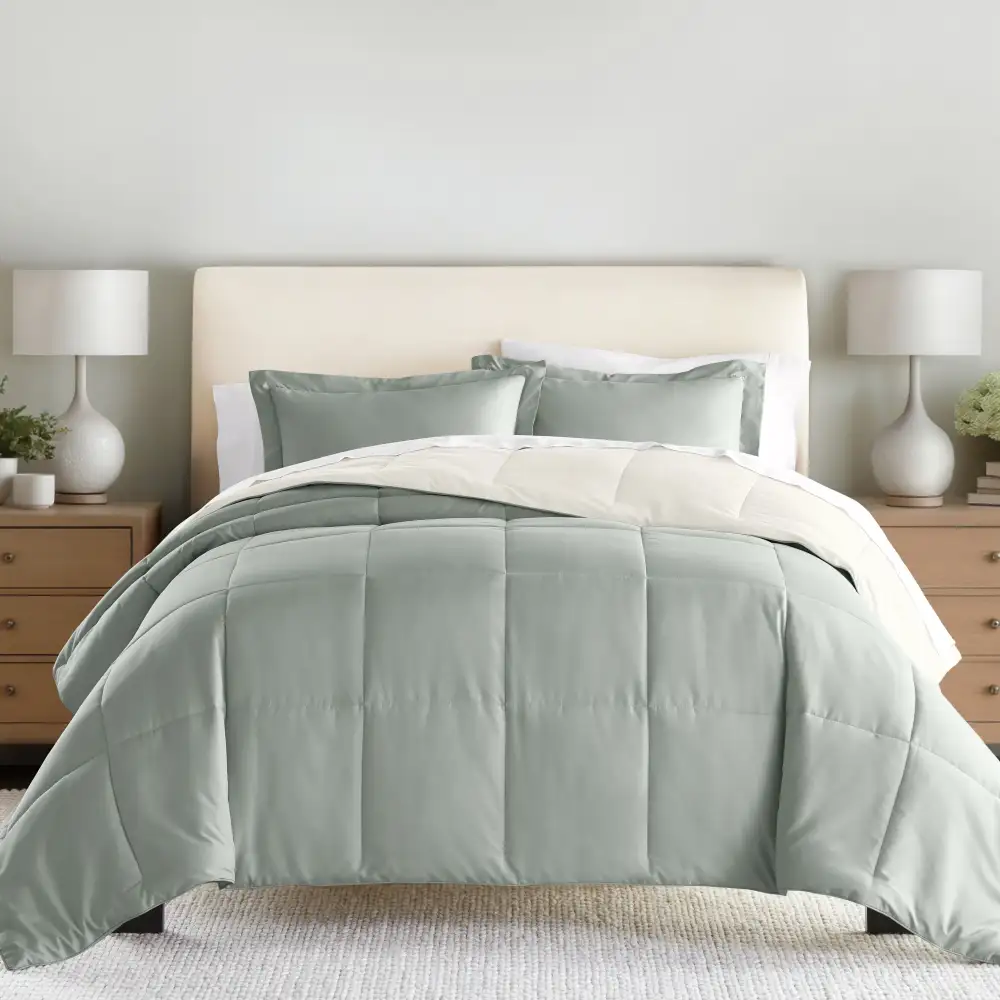 Reversible Down Alternative Comforter Set