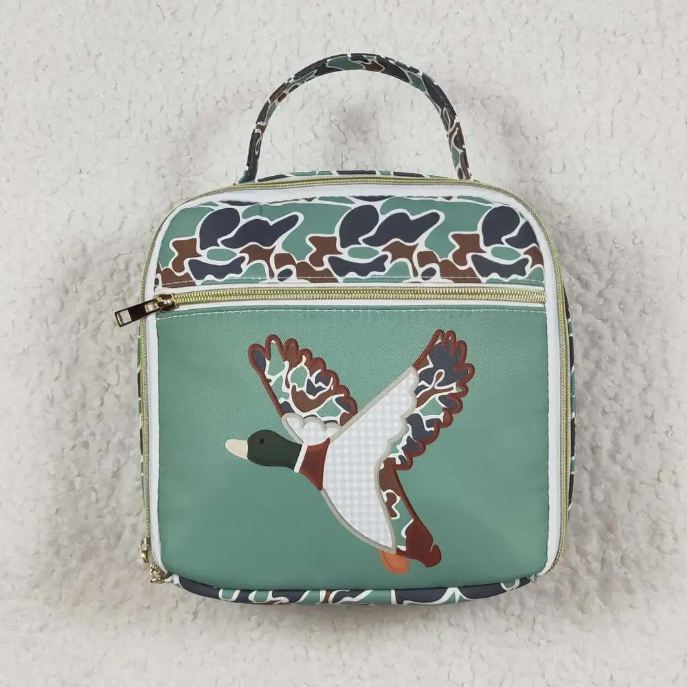 Camo Print Mallard Duck Lunch Bag