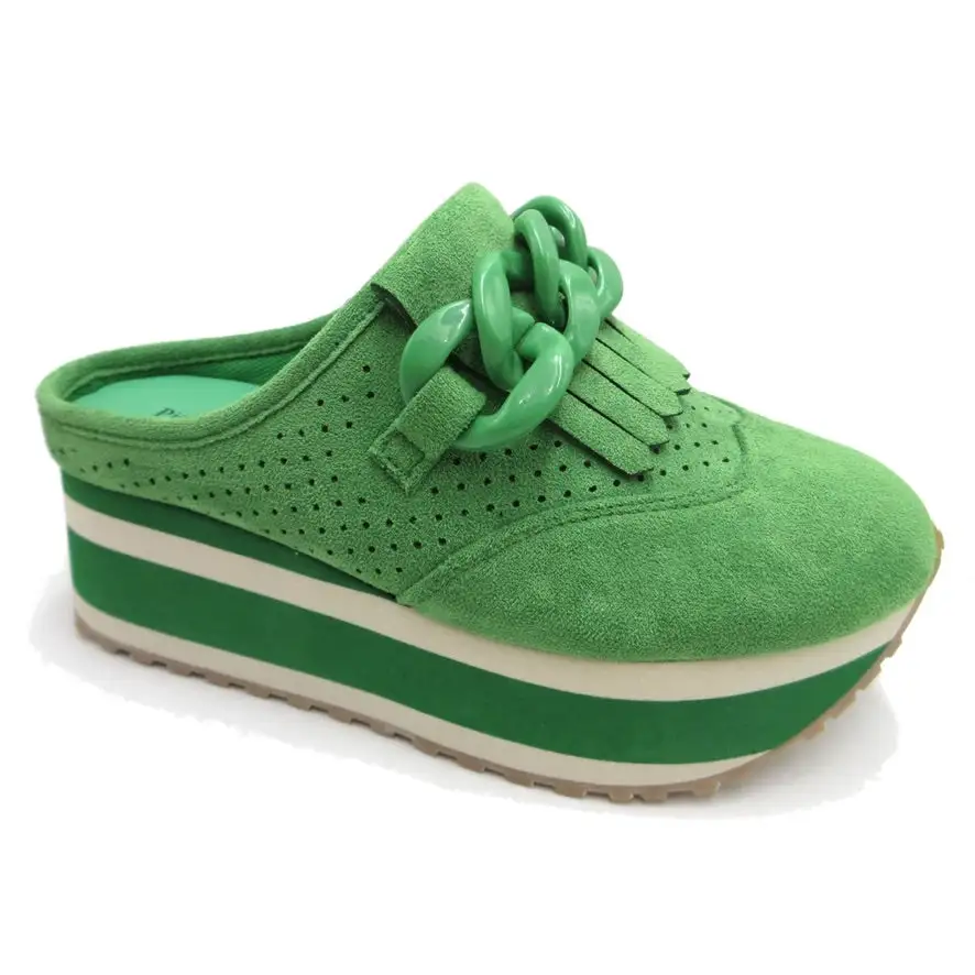 Platform Suede Loafers