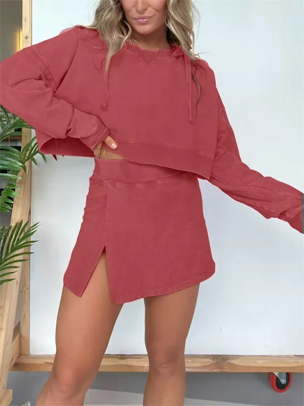 Collared Long Sleeve Coordinated Set