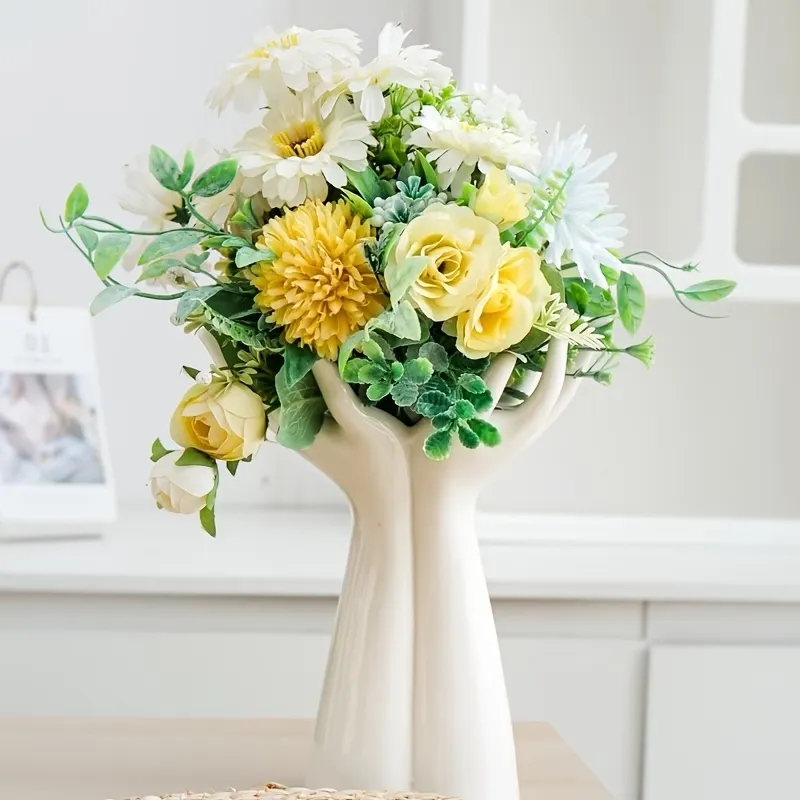 Hand-Shaped Vase