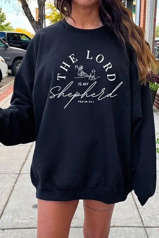 Layered Look Soft Graphic Pullover Sweatshirt