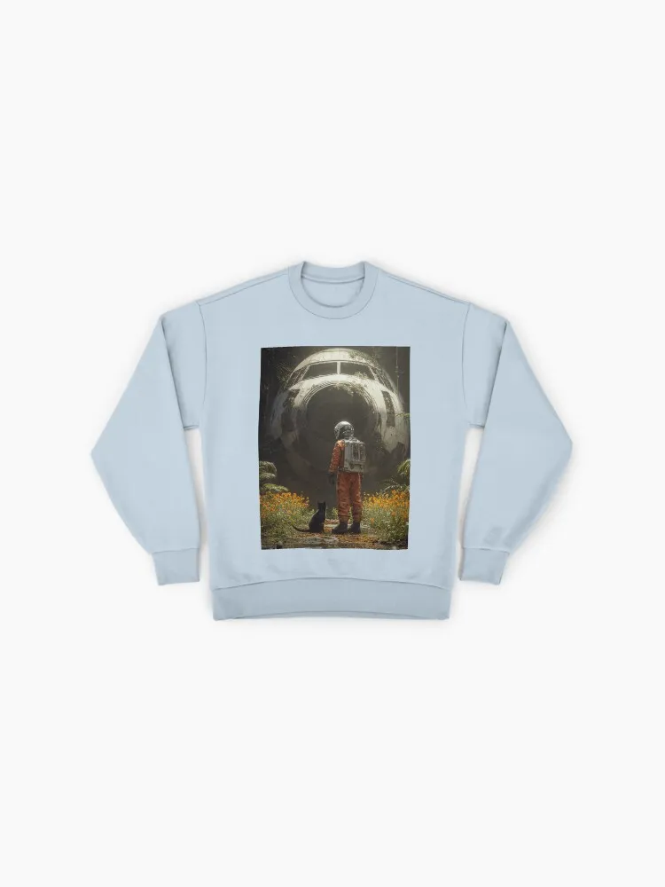 Sci-Fi Space Mission Art Sweatshirt