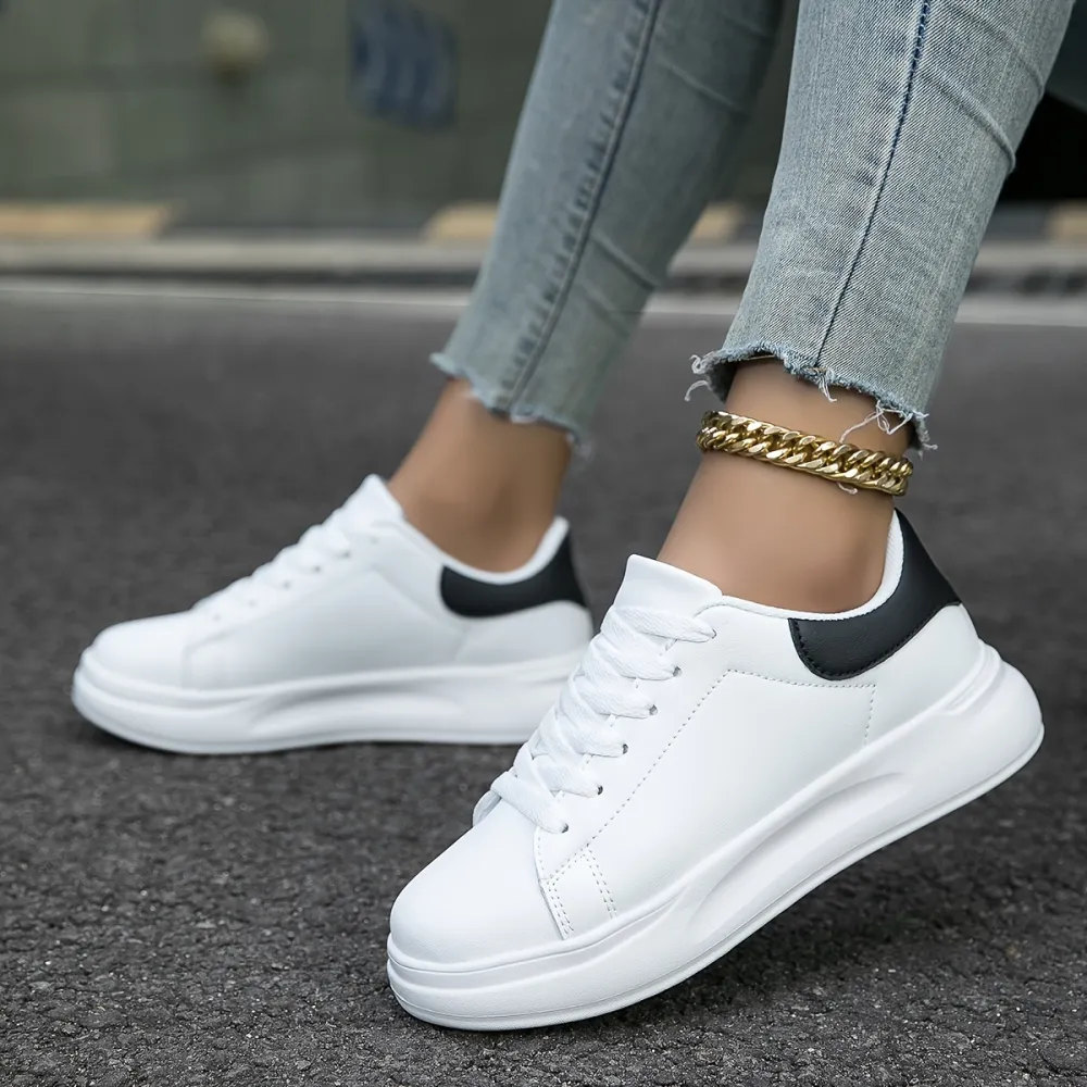 Platform Low Soft Sole Skate Sneakers